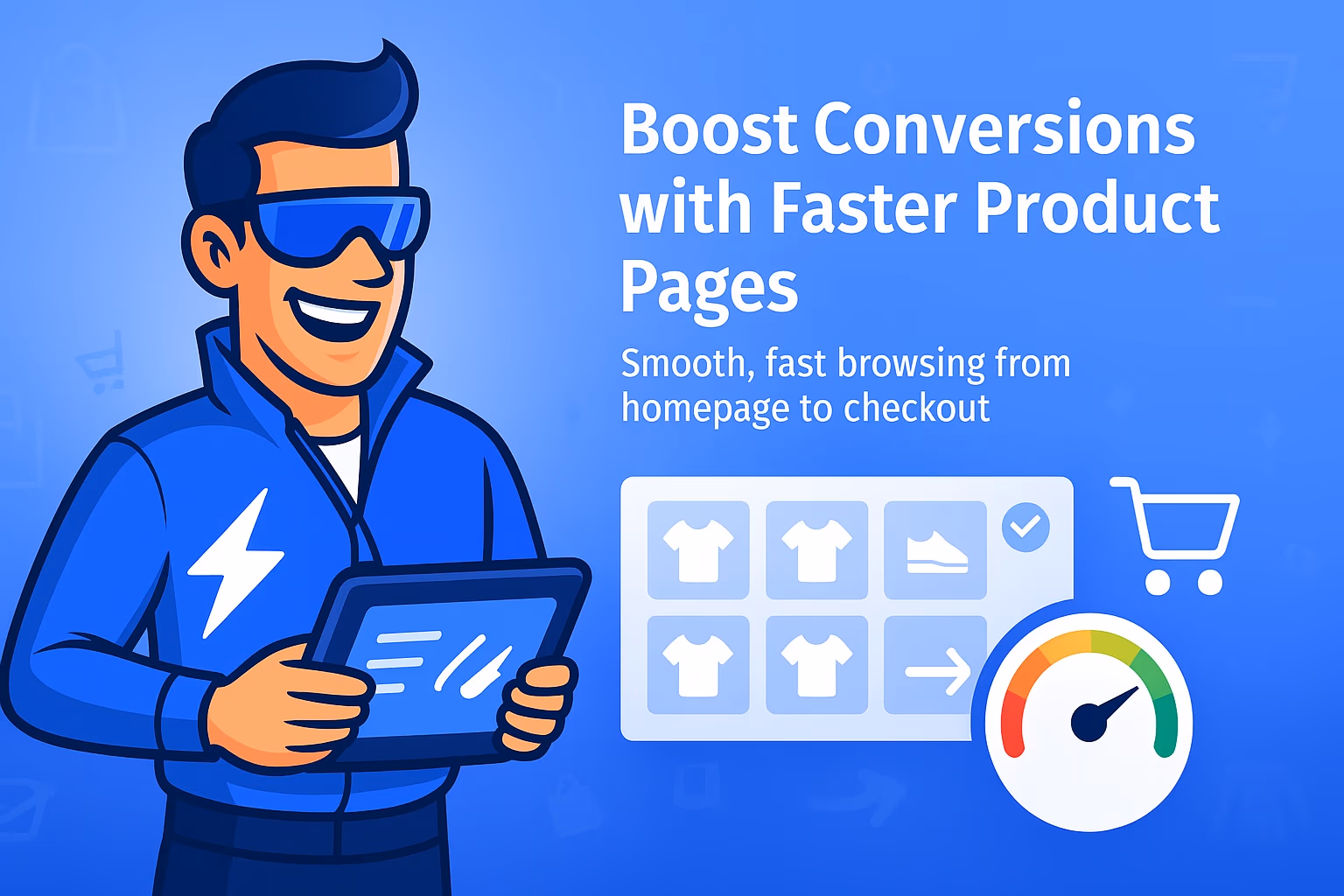 E-commerce shopping illustration